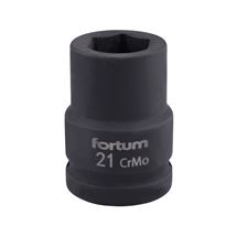 Hlavice nástrčná rázová 3/4", 21mm, L 52mm (4703021) FORTUM