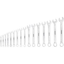 Klíče očkoploché, sada 16ks, 6-24mm (4730201) FORTUM