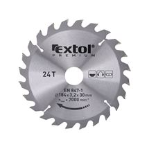 Kotouč pilový s SK plátky, O 184x3,0x30mm, 24T (8803220) EXTOL PREMIUM
