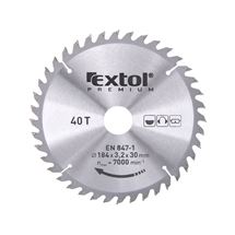 Kotouč pilový s SK plátky, O 184x3,0x30mm, 40T (8803221) EXTOL PREMIUM