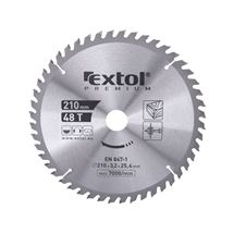 Kotouč pilový s SK plátky, O 210x3,0x25,4mm, 48T (8803235) EXTOL PREMIUM