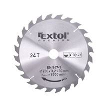Kotouč pilový s SK plátky, O 250x3,0x30mm, 24T (8803240) EXTOL PREMIUM