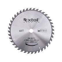 Kotouč pilový s SK plátky, O 350x3,2x30mm, 40T (8803251) EXTOL PREMIUM