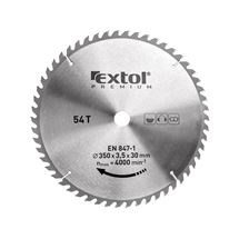 Kotouč pilový s SK plátky, O 350x3,3x30mm, 54T (8803252) EXTOL PREMIUM