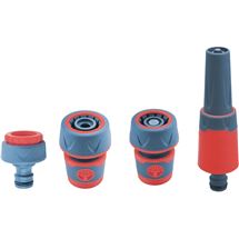 Hadicový set 4ks, pro 1/2" hadici (8876490) EXTOL PREMIUM
