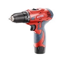 Vrtací šroubovák aku, 12V Li-ion (2x), 1500mAh (8891151) EXTOL PREMIUM