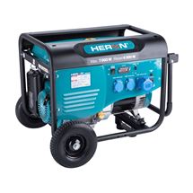 Elektrocentrála benzínová 7,0kW/15HP, pro svařování, podvozek (8896419) HERON