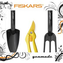 Zahradní sada Šafrán, černá Fiskars 8001004