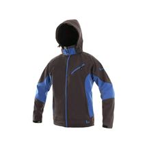 Pánská softshell bunda CXS SACRAMENTO, šedo-modrá (1230-008-706-00) CXS