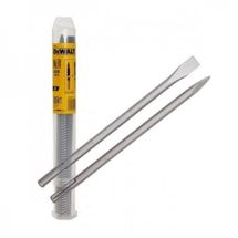 2dílný set sekáčů SDS MAX plochý 25 mm, špice, délka 400 mm DeWalt DT9000-QZ