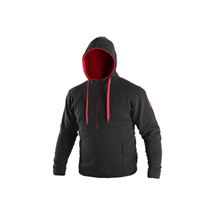 Pánská mikina HARRISON, černo-červená (1520-010-805-00) Canis Safety