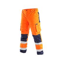 Kalhoty CARDIFF, výstražné, zateplené, pánské, oranžové, vel.S (1111-001-205-92) Canis Safety
