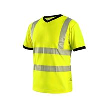 Tričko CXS RIPON, výstražné, pánské, žluto - černé, vel. M (1113-108-160-93) CXS