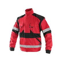 Blůza CXS LUXY BRIGHT, pánská, červeno-černá, vel. 50 (1010-028-260-50) CXS