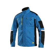 Blůza CXS STRETCH, 170-176cm, pánská, středně modrá-černá, vel. 62 (1010-034-440-62) CXS