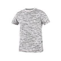 Tričko CXS DARREN, krátký rukáv, potisk CXS logo, bílé, vel. XS (1610-200-109-91) CXS