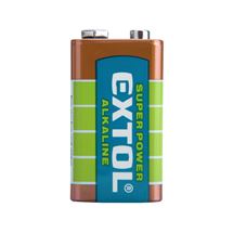 Baterie alkalické, 1ks, 9V (6LR61) (42016) EXTOL ENERGY