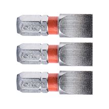 Hrot plochý sada 3ks, 8x25mm, S2 (4741108) FORTUM-KITO