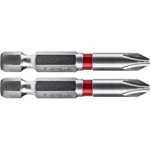Hrot křížový phillips, sada 2ks, PH 2x50mm, S2 (4741212) FORTUM-KITO