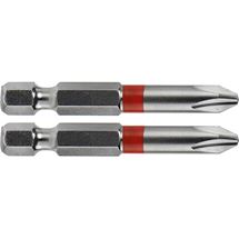 Hrot křížový phillips, sada 2ks, PH 3x50mm, S2 (4741213) FORTUM-KITO