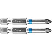 Hrot křížový pozidriv, sada 2ks, PZ 1x50mm, S2 (4741311) FORTUM-KITO