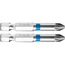 Hrot křížový pozidriv, sada 2ks, PZ 2x50mm, S2 (4741312) FORTUM-KITO