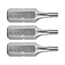 Hrot TORX, sada 3ks, T 9x25mm, S2 (4741409) FORTUM-KITO