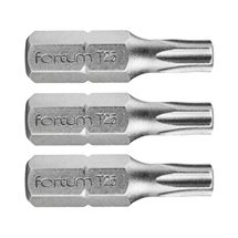 Hrot TORX, sada 3ks, T 25x25mm, S2 (4741425) FORTUM-KITO