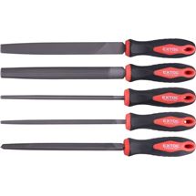 Pilníky, sada 5ks, 200mm, sek 2 (8803611) EXTOL PREMIUM