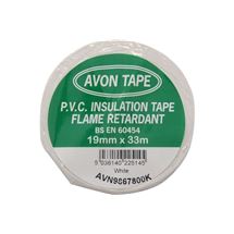 Páska izolační z PVC bílá 19mm Avon