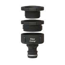 Spojka ke kohoutku FiberComp, multi G1/2", G3/4", G1" Fiskars 1027056