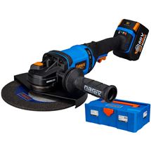 Aku bruska ABU 230-620 B, 1900W, 60V, nabíječka, 2x aku 3,0Ah, T-Loc