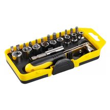 Sada oboustranná ráčna s bity a adaptery 1/4&quot; 23ks Festa 18421