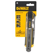 Plastový odlamovací nůž 18 mm včetně tří náhradních karbidových čepelí DeWalt DWHT0-10249