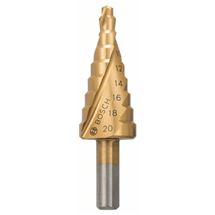 Bosch Stupňovité vrtáky HSS-TiN 4 - 20 mm, 8,0 mm, 70,5 mm