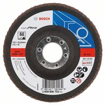 Bosch Lamelový brusný kotouč X551, Expert for Metal D = 115 mm; K = 60; lomený