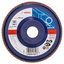 Bosch Lamelový brusný kotouč X551, Expert for Metal D = 125 mm; K = 80; rovný