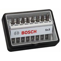 Bosch 8dílná sada šroubovacích bitů Robust Line, Sx Extra-Hart 49 mm, 8dílná sada