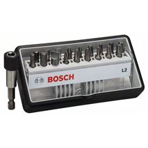 Bosch (18+1)dílná sada šroubovacích bitů Robust Line, L Extra-Hart 25 mm, (18+1)dílná sada