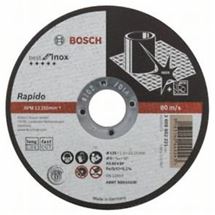 Dělicí kotouč rovný Best for Inox - Rapido Long Life - A 60 W BF 41, 125 mm, 22,23 mm, 1,0 mm BOSCH
