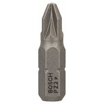 Bosch Bit PZ2 25 mm, šestihranná stopka 1/4" ISO 1173 C6.3, mimořádně tvrdý PZ2 25mm