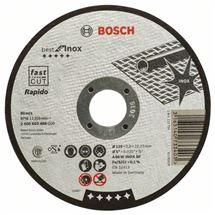 Bosch Dělicí kotouč rovný Best for Inox – Rapido A 60 W INOX BF, 125 mm, 0,8 mm