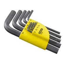 9dílná sada zástrčných šestihranných klíčů 1,5 - 10mm STANLEY