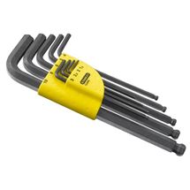 9dílná sada prodloužených zástrčných šestihranných klíčů s kuličkou 1,5 - 10mm STANLEY