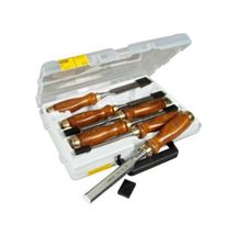 Sada dlát Bailey s dřevěnou rukojetí, 6dílná STANLEY