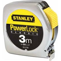 Svinovací metrPowerlock® - 3m kovové pouzdro STANLEY