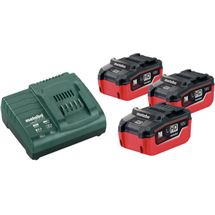 METABO Basic set LiHD 3x 5,5 Ah sada akumulátorů