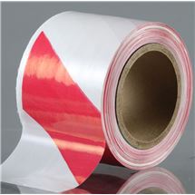 Bariérová páska 100mm červeno-bílá Den Braven