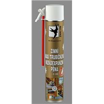 Zimní maxi trubičková nízkoexpanzní pěna do -15°C 825ml žlutá Den Braven