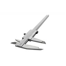 Posuvné měřítko KINEX s hloubkoměrem 150/0,02, MONOBLOK, aretace šroubkem, paralelní vedení